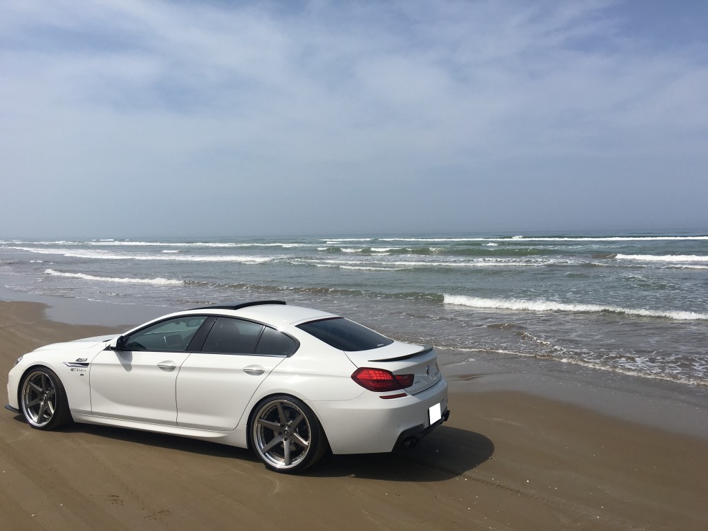 BMW 640i Gran Coupeで行くドライブ~石川県千里浜なぎさドライブウェイ