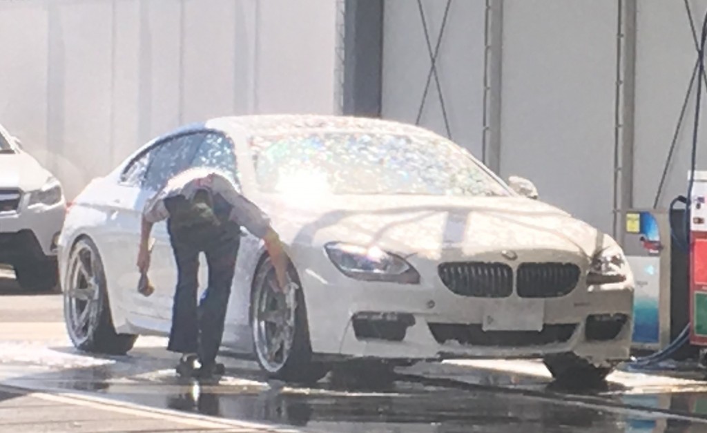 BMW グランクーペの洗車