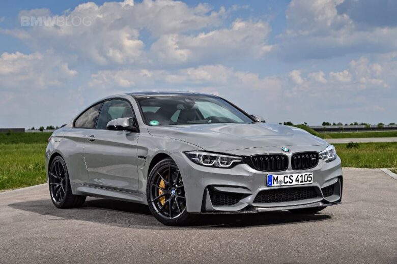 BMW M4 CS専用色のライムロックグレーの写真が発表される