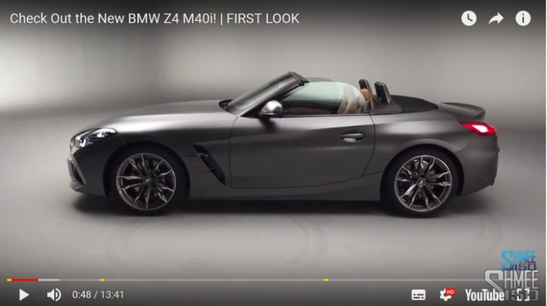 【解説動画有り】新型BMW Z4 M40i G29公式発表～発売は2019年春？