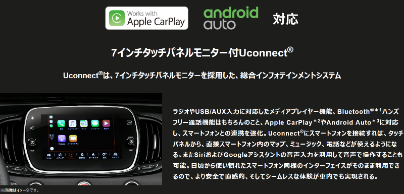 Apple Carplay対応Uconnectにはバックカメラが取り付けられない
