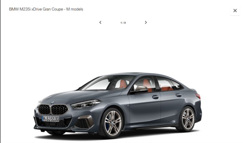 BMW M235i グランクーペ xDrive F44のドイツのサイトで見積もりしてみた
