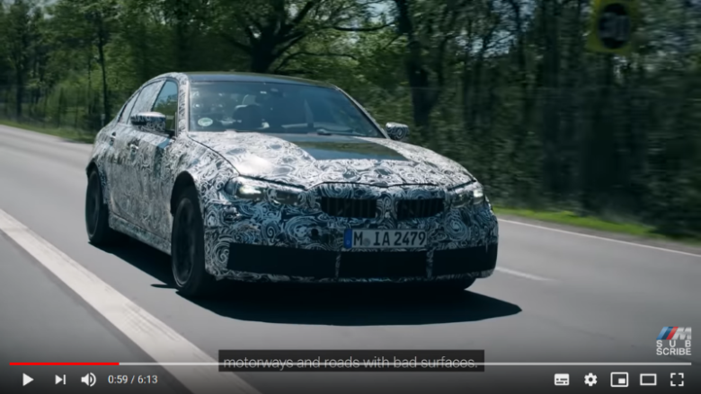 BMW M3 G80 BMW公式動画公開～ニュルブルクリンクテスト走行