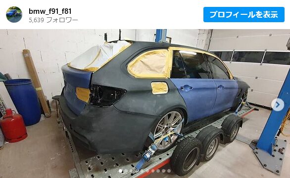 BMW M3ツーリング G81の登場が待ちきれなくてM3ツーリング F81風を作成