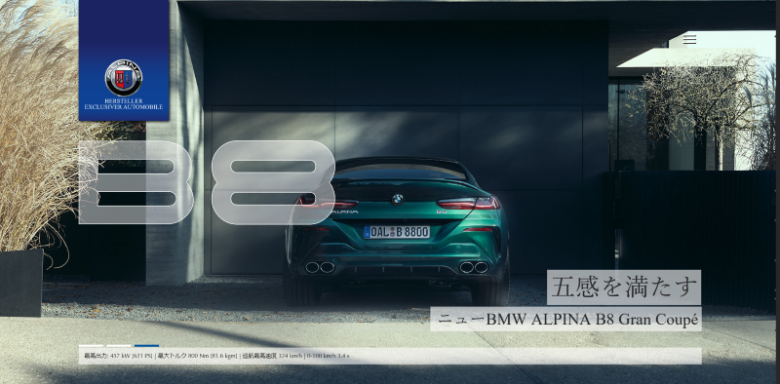 BMWアルピナ B8 G16 発売