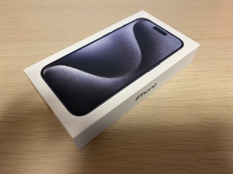 iPhone15 Pro ブルーチタニウム　購入＆開封
