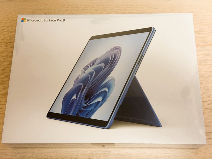 Surface Pro9 8GB 256GB サファイア 購入＆開封の儀