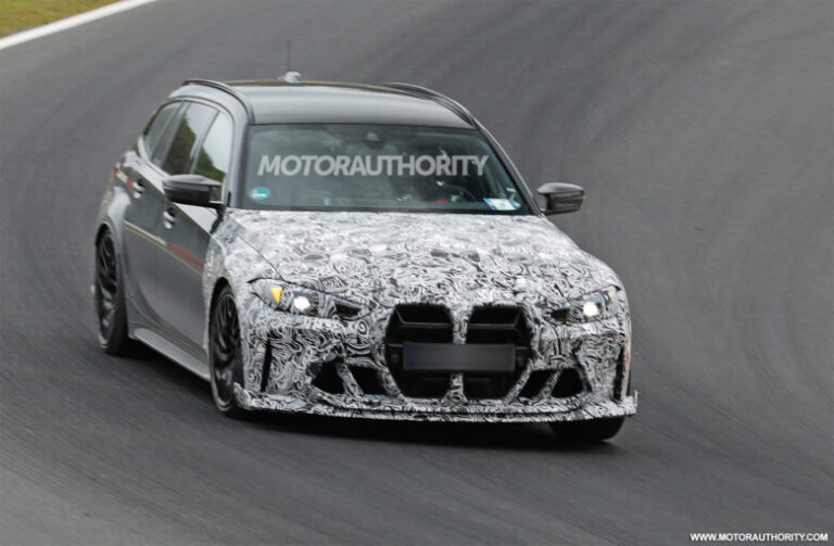 BMW M3ツーリング CS G81がニュルブルクリンクでスクープされる