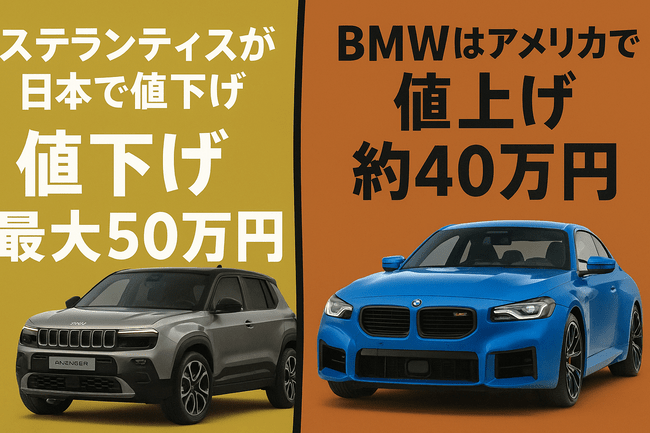 BMWもステランティス同様に日本で値下げする？アメリカでは値上げへ