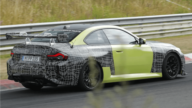 BMW M2 G87「トラックパッケージ」続報：ニュルで見えた新装備の正体とは？