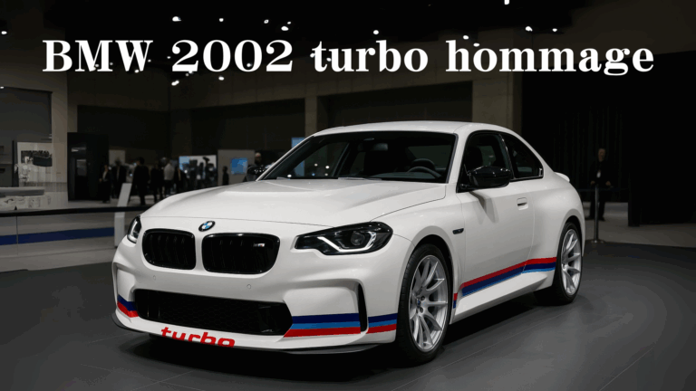 BMW M社が開発しているドリームカーがM2 G87ベースの「2002ターボ オマージュ」と予想する理由