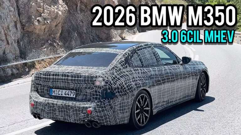 2026年 ノイエクラッセ版BMW 3シリーズ G50のテスト走行をスクープ