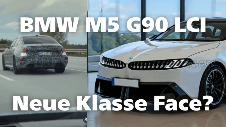 2028年 BMW M5 G90 LCIモデル最新スパイショット：ノイエクラッセ顔にならないかも？