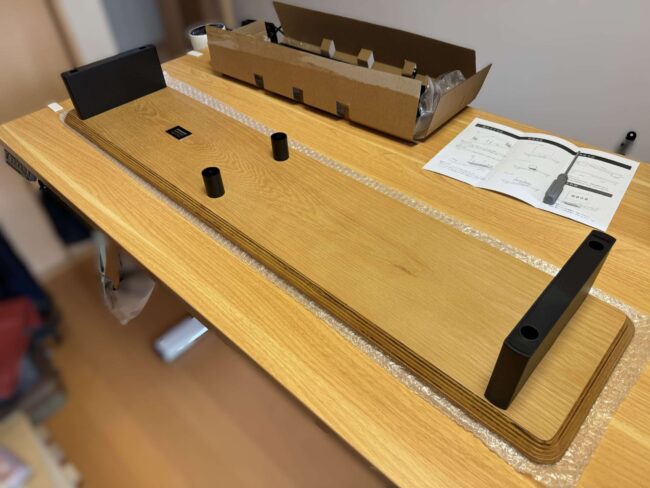 amasoba デスクシェルフ 購入 組み立て