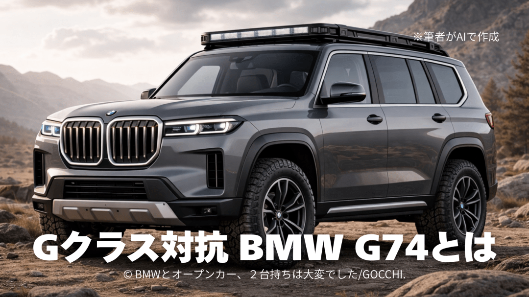 BMW G74とは？2029年登場のGクラス対抗新型ラグジュアリーSUV開発の意図