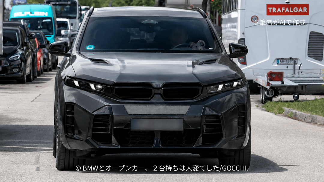 BMW iX5 M G95 初めてのスクープ。EVの本格的Mモデル。