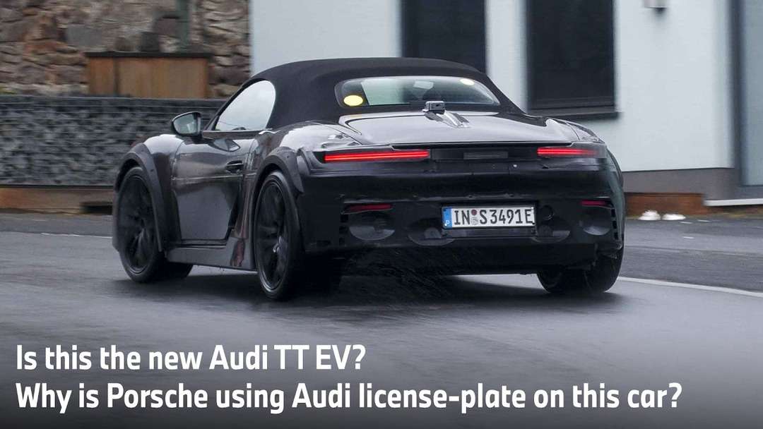 JP ログイン Is this the new Audi TT EV? | Why is Porsche using Audi plates on this new sports car? 