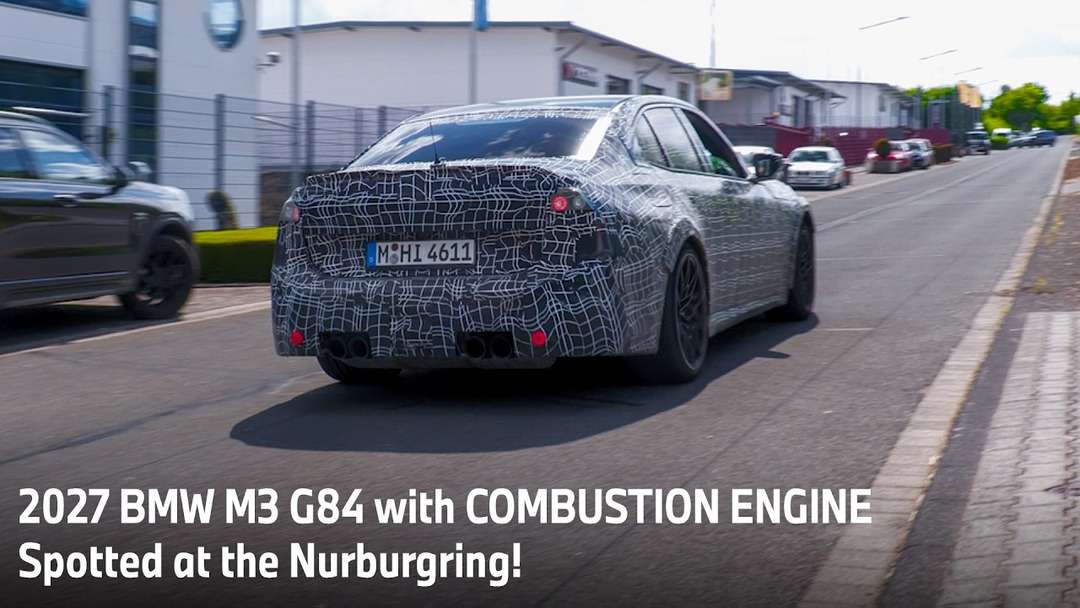 JP 2027 BMW M3 G84 with COMBUSTION ENGINE spotted at the Nurburgring! 