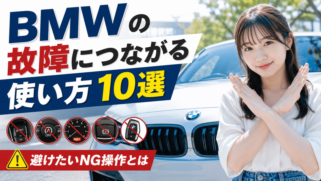 BMWの故障につながる使い方10選｜避けたいNG操作とは