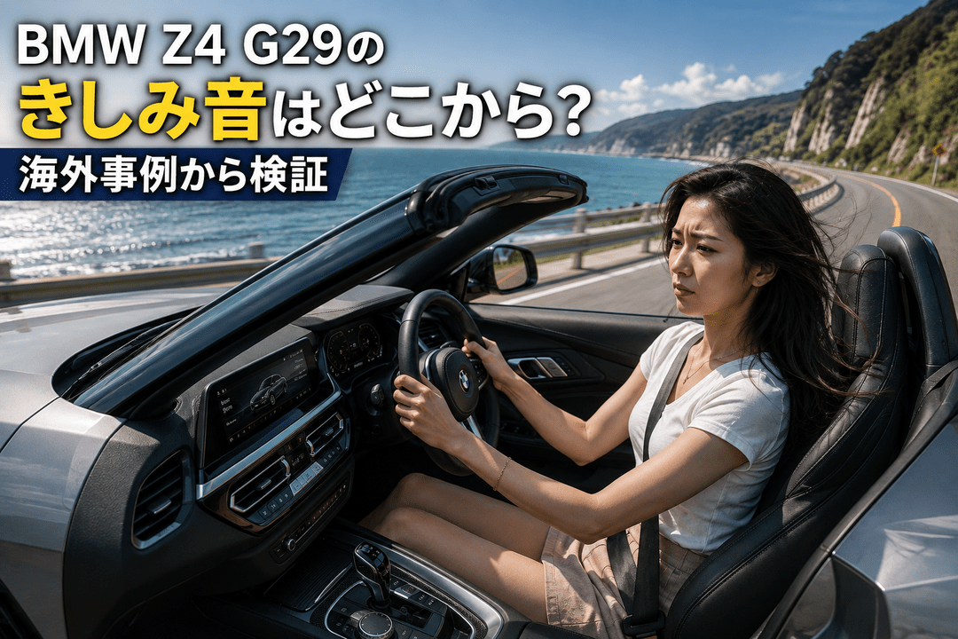 BMW Z4 G29のきしみ音はどこから？海外事例から検証